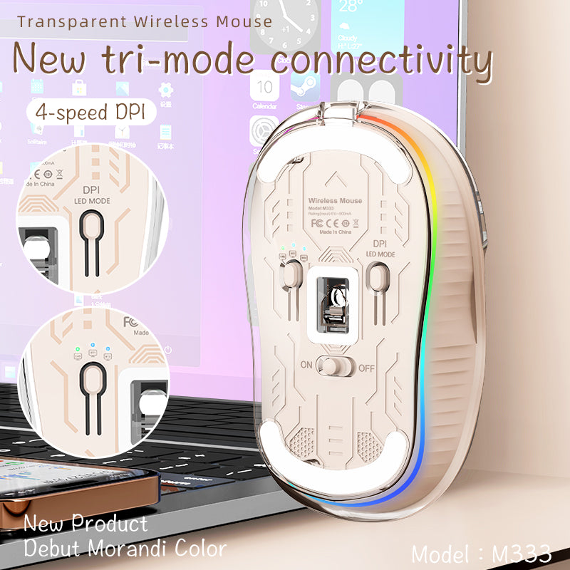 Mouse Transparente 10 Metros De Alcance