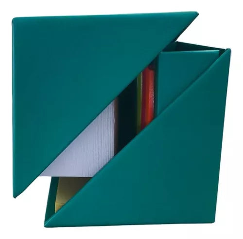 Combo Agenda Palmas Tropicales + Cubo De Notas Adhesivas