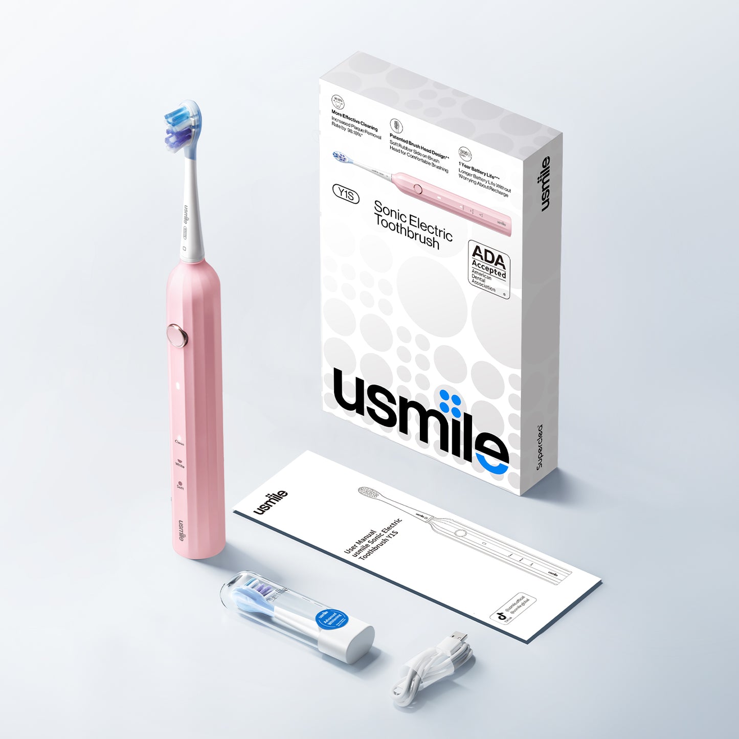 Cepillo de dientes eléctrico Y1S ROSADO